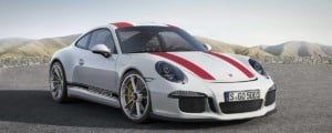 Porsche 911R White Red